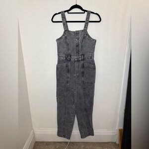 Universal Thread Gray Denim Overalls